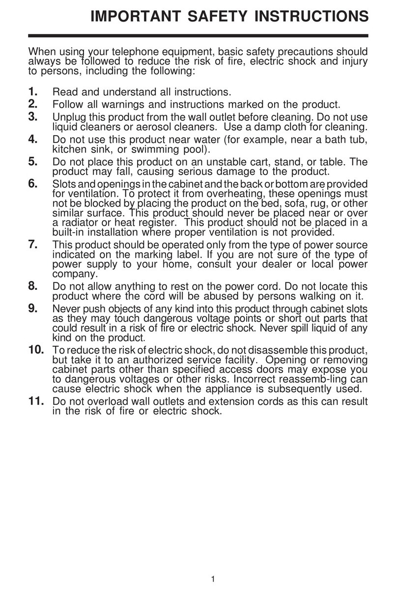V-tech TeleZapper VT 2568 user guide