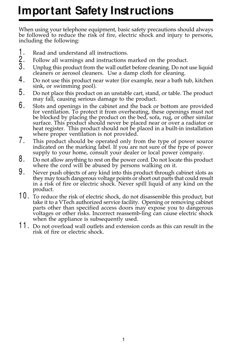 V-tech vt2467 User manual