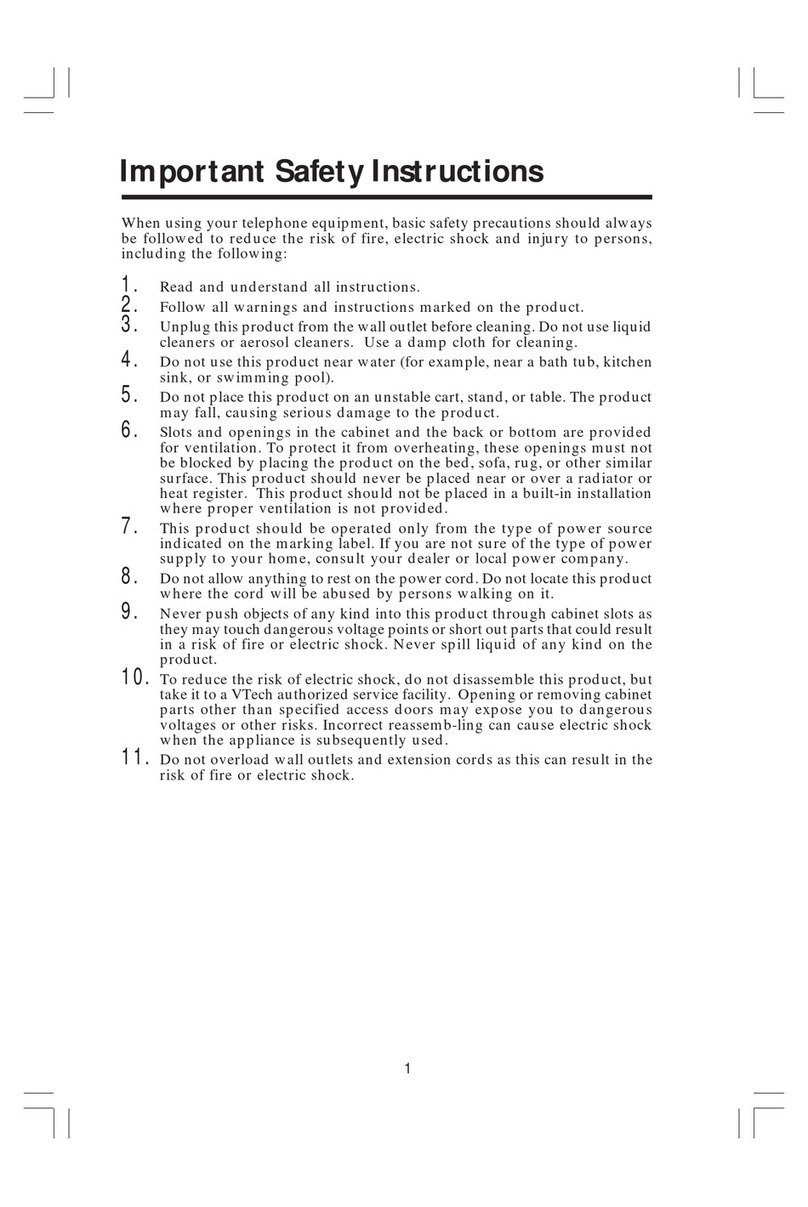 V-tech vt2431 User manual