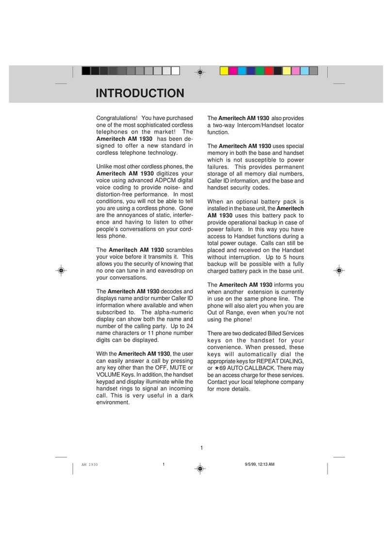AMERITECH vt1930 user guide