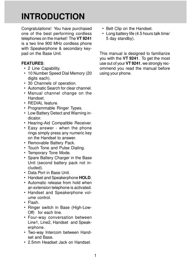 V-tech vt9241 User manual
