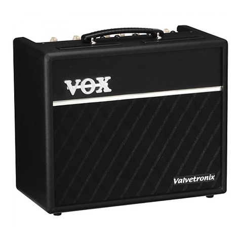 Vox Valvetronix VT20+ User manual