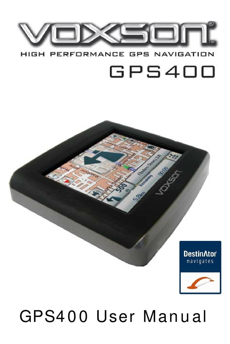 Voxson GPS400 user manual