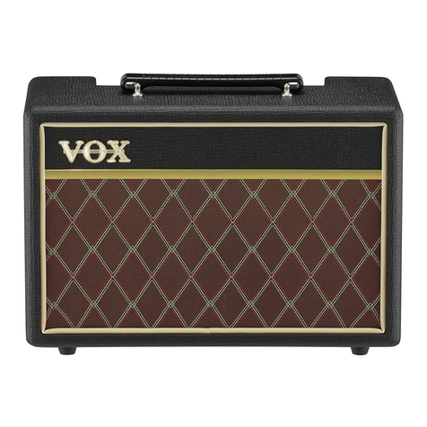 Vox PATHFINDER BASS 10 User manual