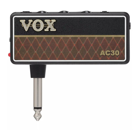 Vox AmPlug AC30 User manual