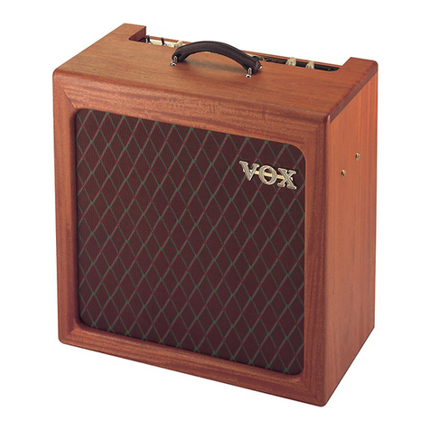 Vox AC15H1TV owner's manual