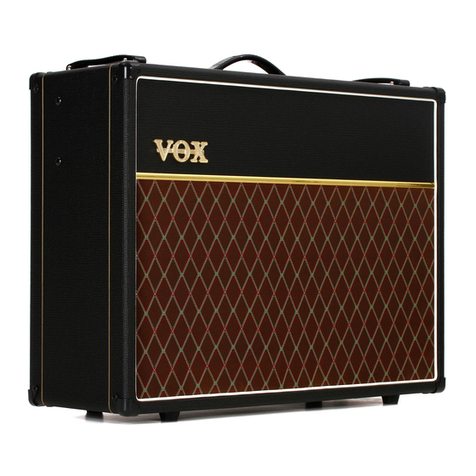 Vox AC15C1 User manual