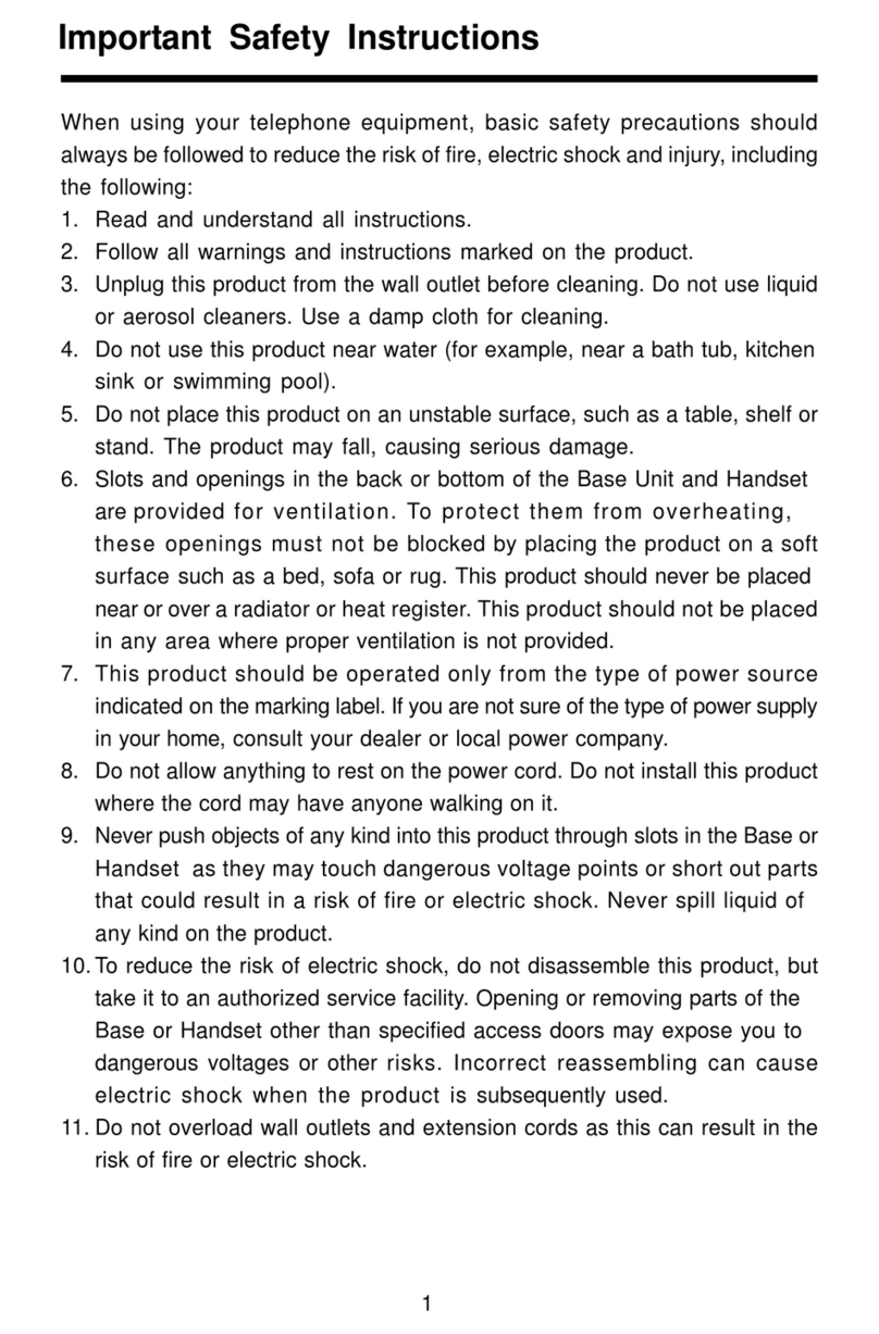 BellSouth bs2621 owner's manual