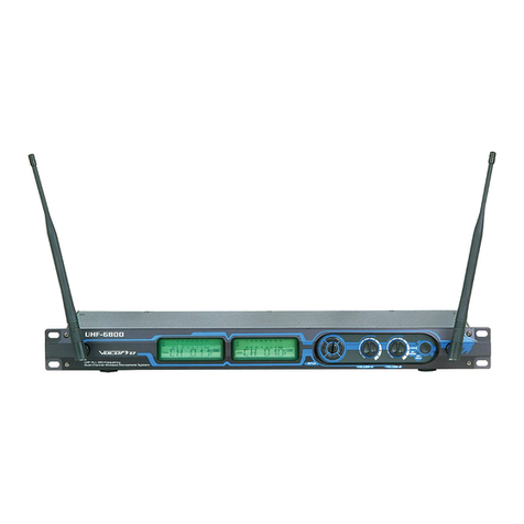 VocoPro UHF-6800 owner's manual