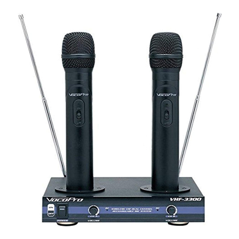 VocoPro VHF-3300 User manual