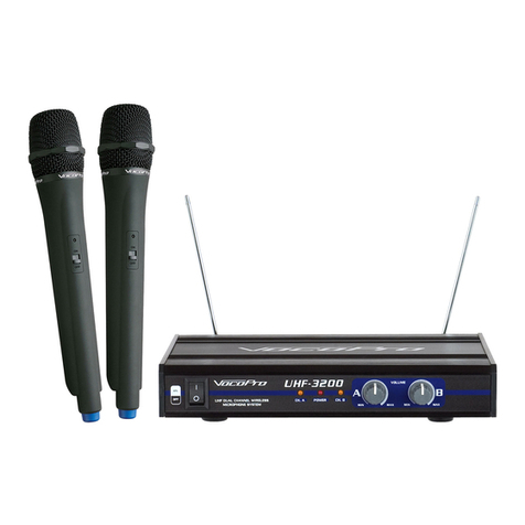 VocoPro UHF-3200 User manual