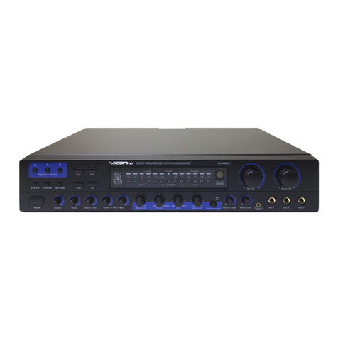 VocoPro DA-2808VE owner's manual