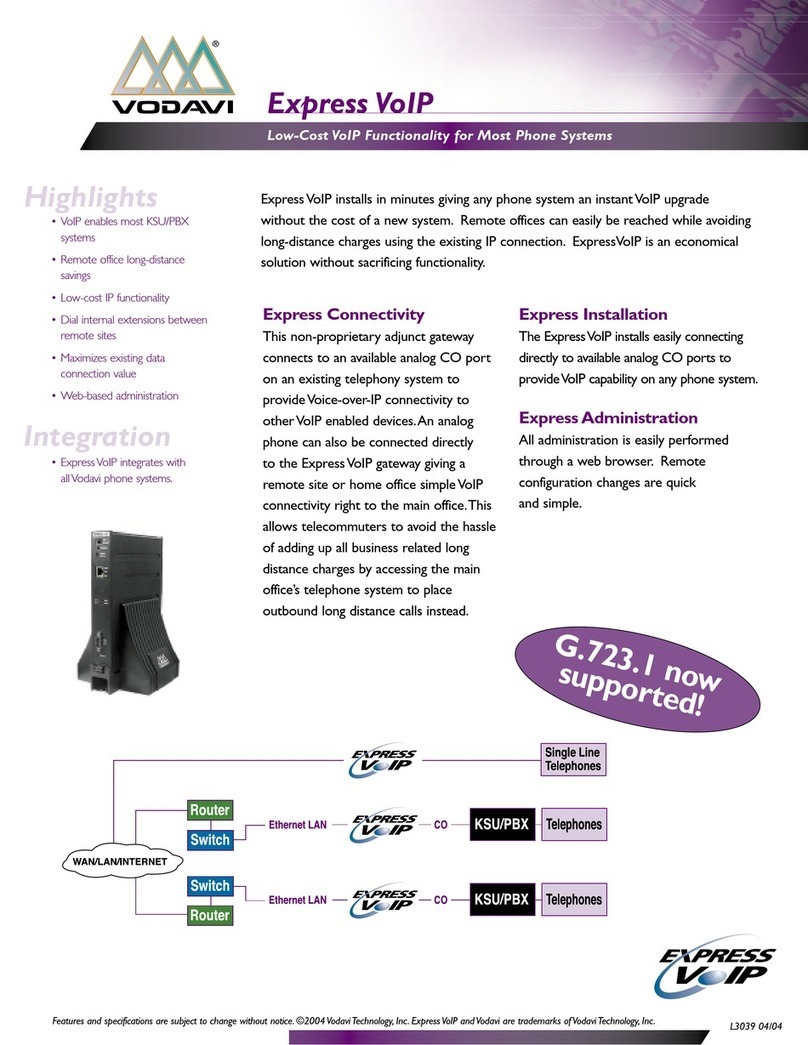 Vodavi Express VoIP brochure