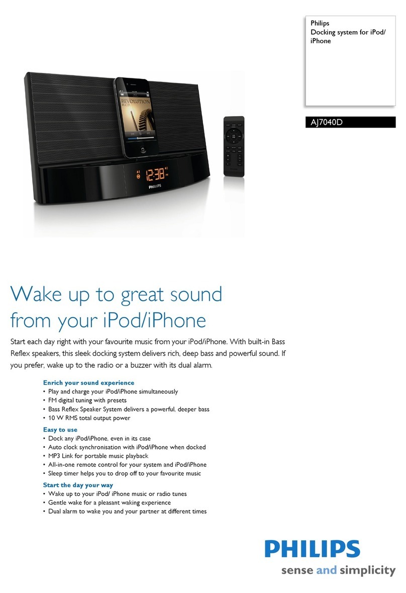 Philips AJ7040D User manual