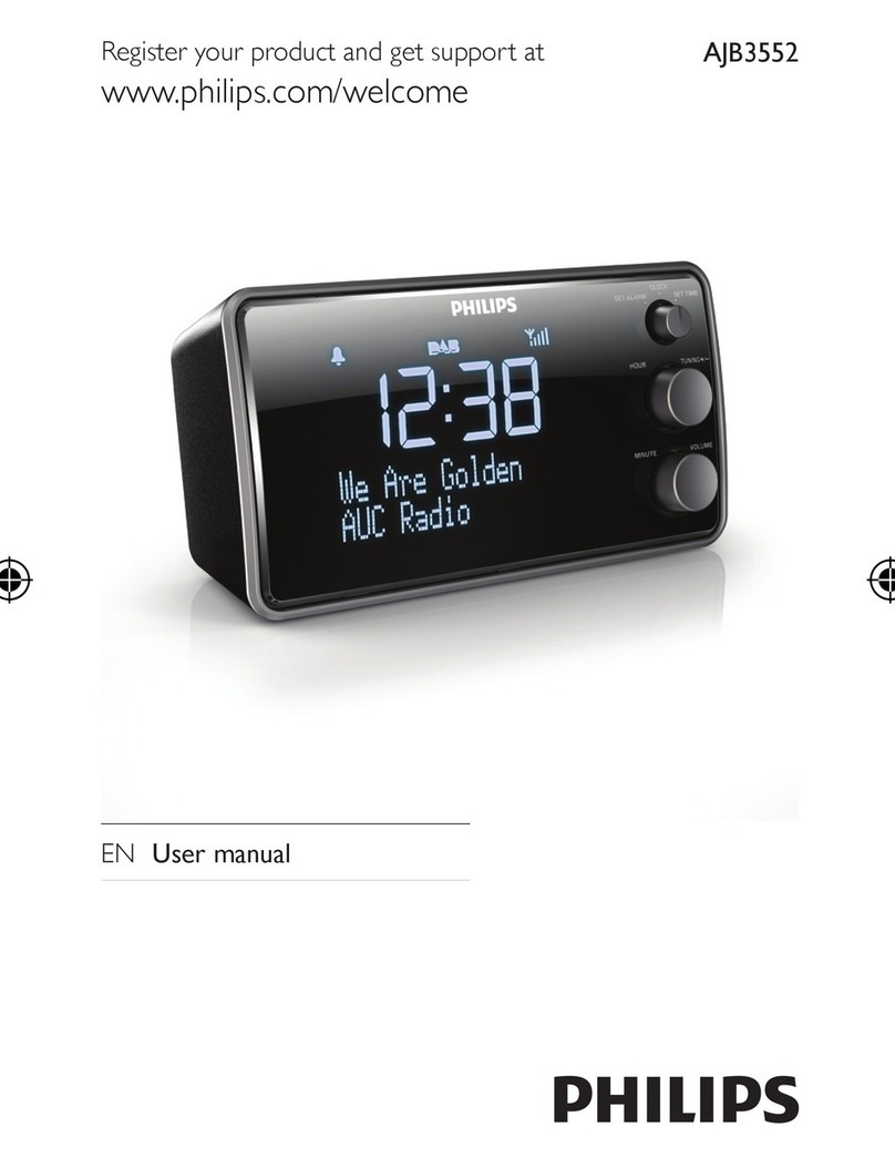 Philips AJB3552 User manual