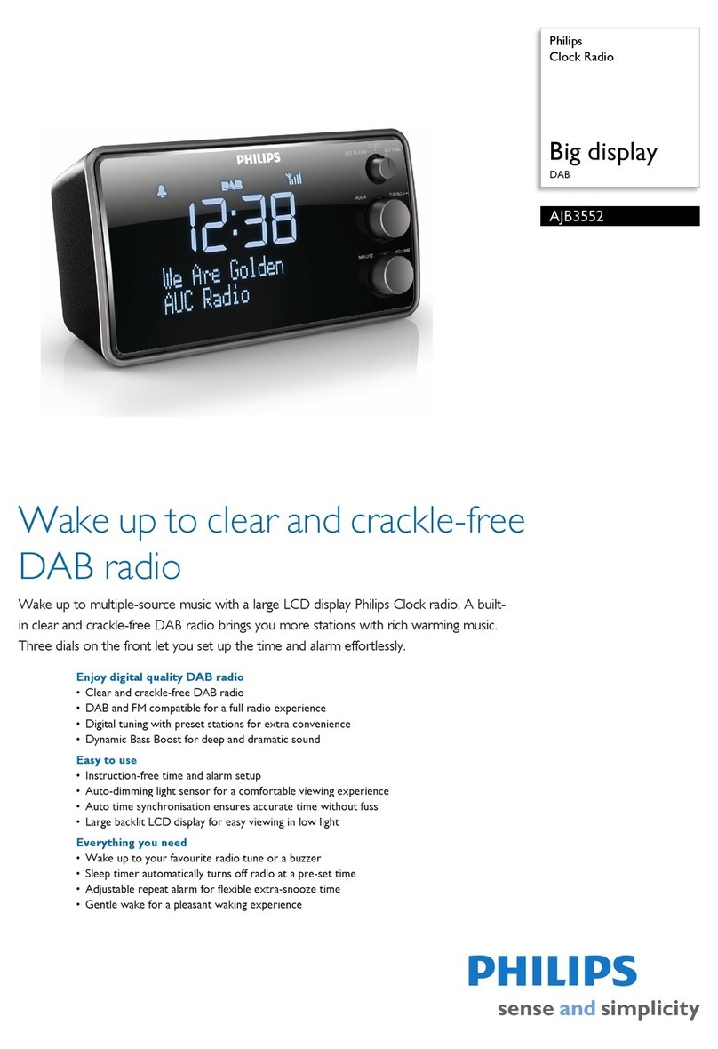 Philips AJB3552 Specifications