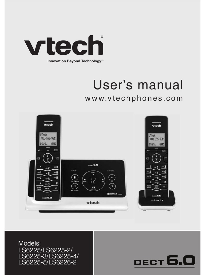 V-tech LS6225-2 User manual