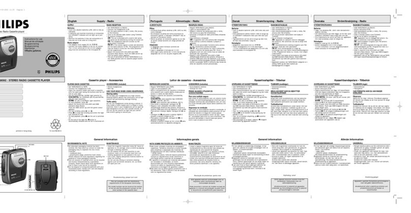 Philips AQ6562 Instructions for use