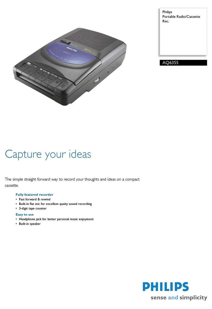 Philips AQ6355 User manual
