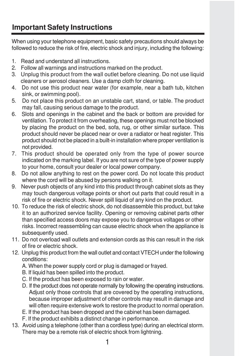 V-tech IP 5825 User manual