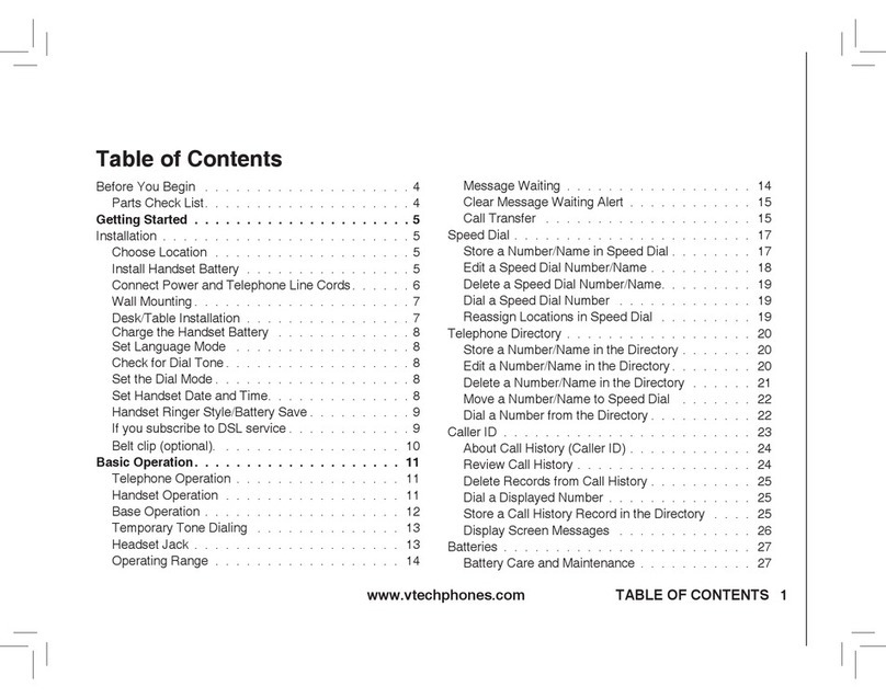 V-tech ia5845 user manual