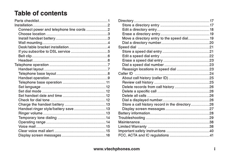 V-tech ia5824 User manual