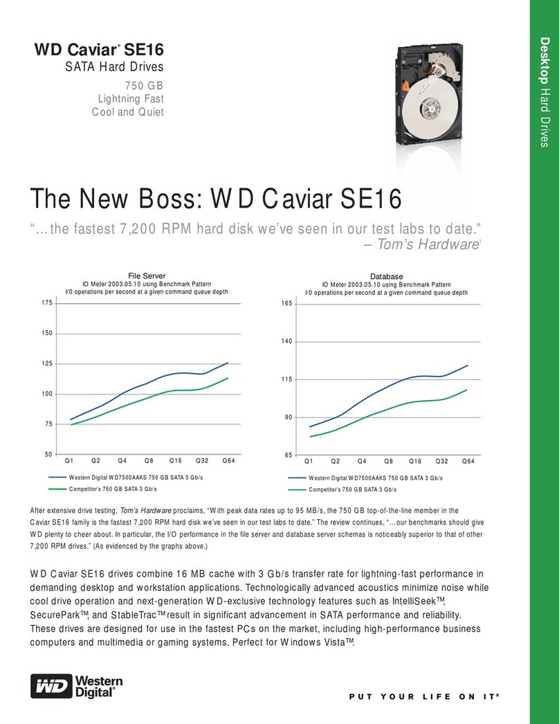 Western Digital Caviar WD1200JD User manual