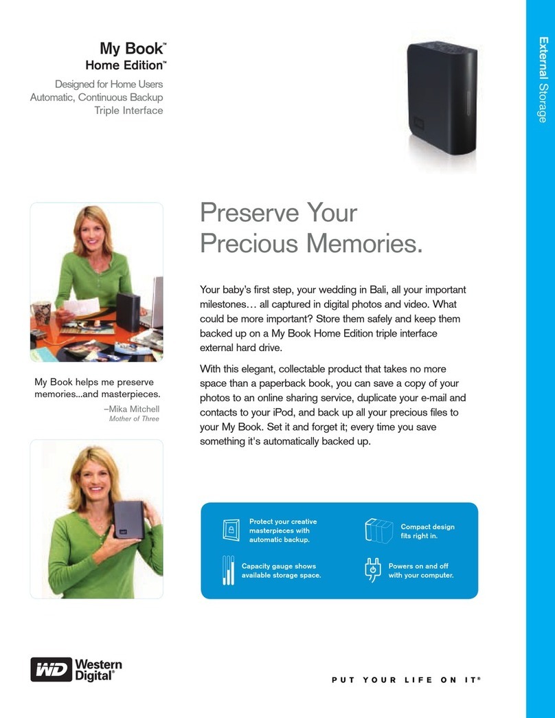 Western Digital My Book WDH1CS10000 User manual Western Digital My Book WDH1CS10000 User manual