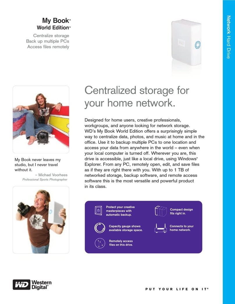 Western Digital My Book WDG1NC10000 User manual