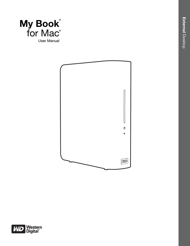 Western Digital WDBAAG0010HCH - My Book For Mac User manual