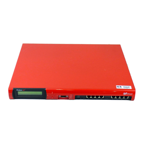 Watchguard Firebox X1250E User manual