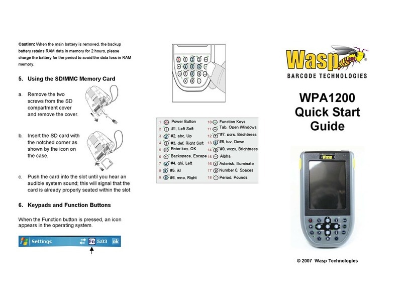 Wasp WPA1200 quick start guide