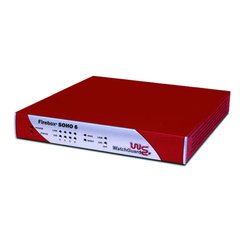 Watchguard Firebox SOHO 6 Wireless user guide