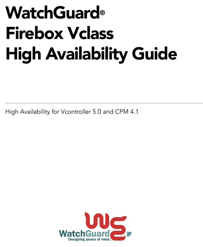 Watchguard Firebox V10 supplementary guide