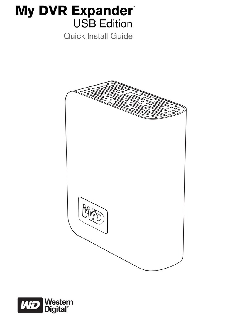 Western Digital WDG1S10000 - My DVR Expander Quick install guide
