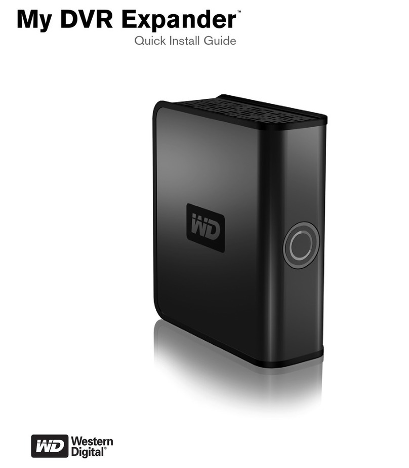 Western Digital WDG1S5000 - My DVR Expander 500 GB External Hard... User manual