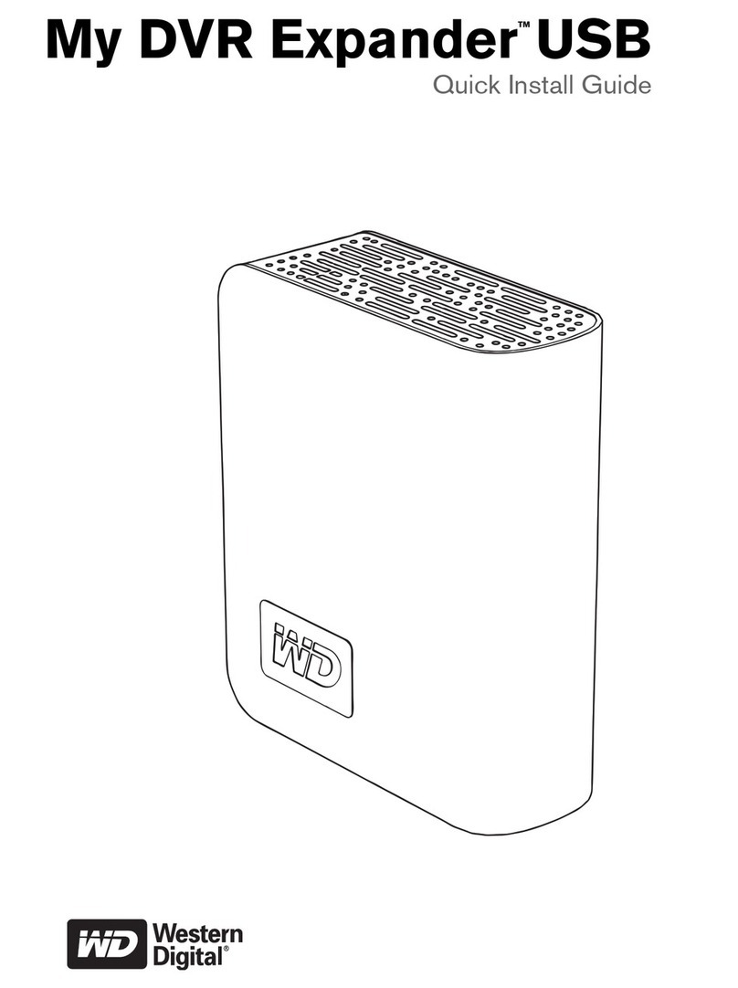 Western Digital WDH1S5000 - My DVR Expander 500 GB External Hard... User manual