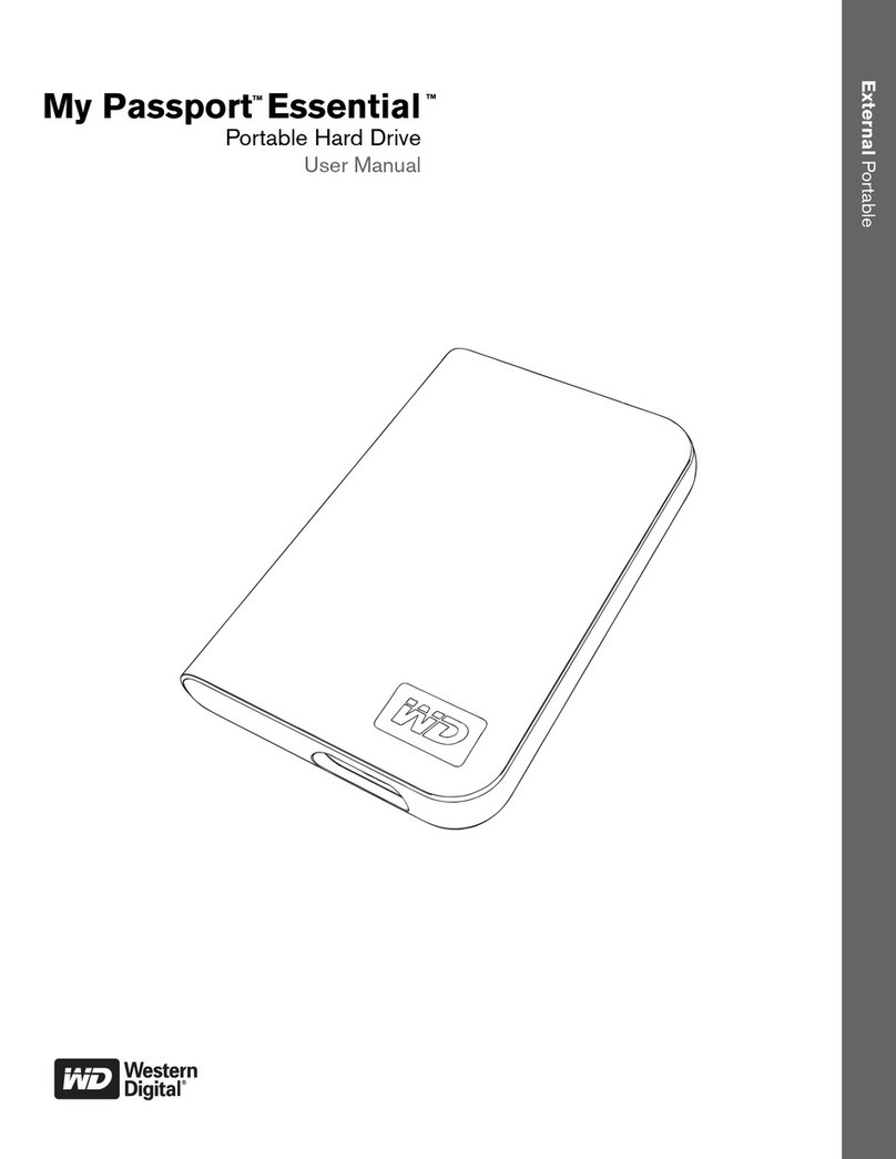 Western Digital My Passport WDME2500 user manual