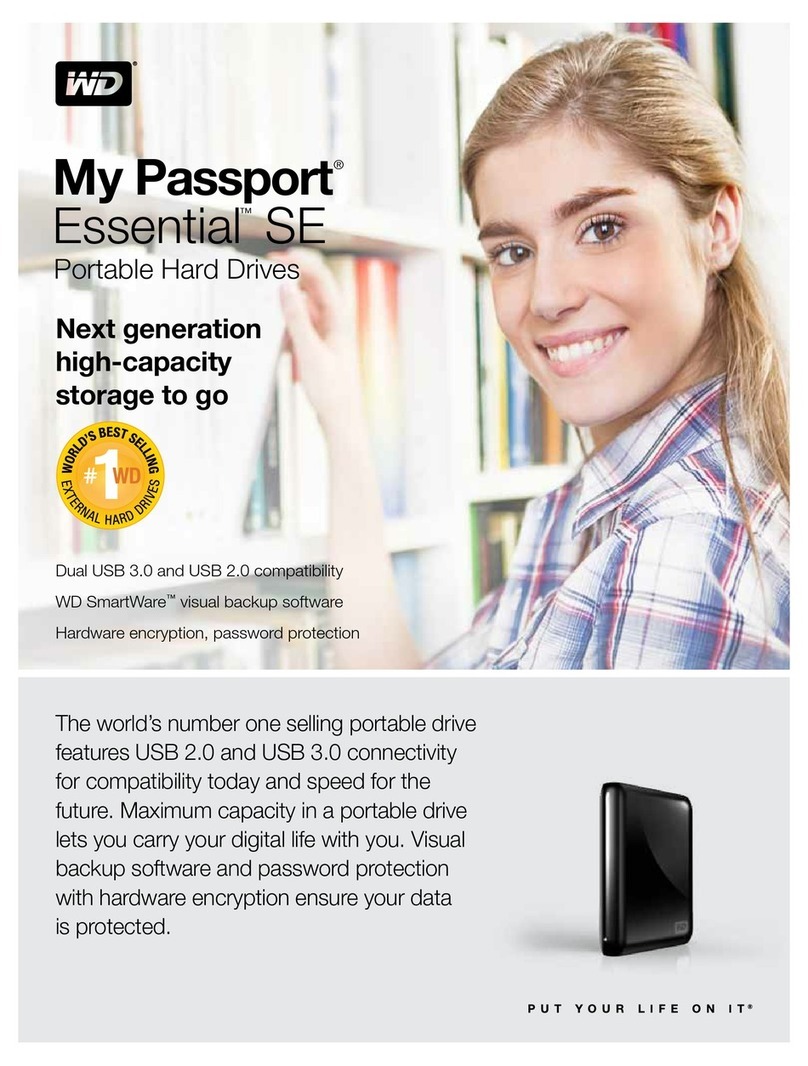 Western Digital My Passport WDBACX0010B Assembly Instructions