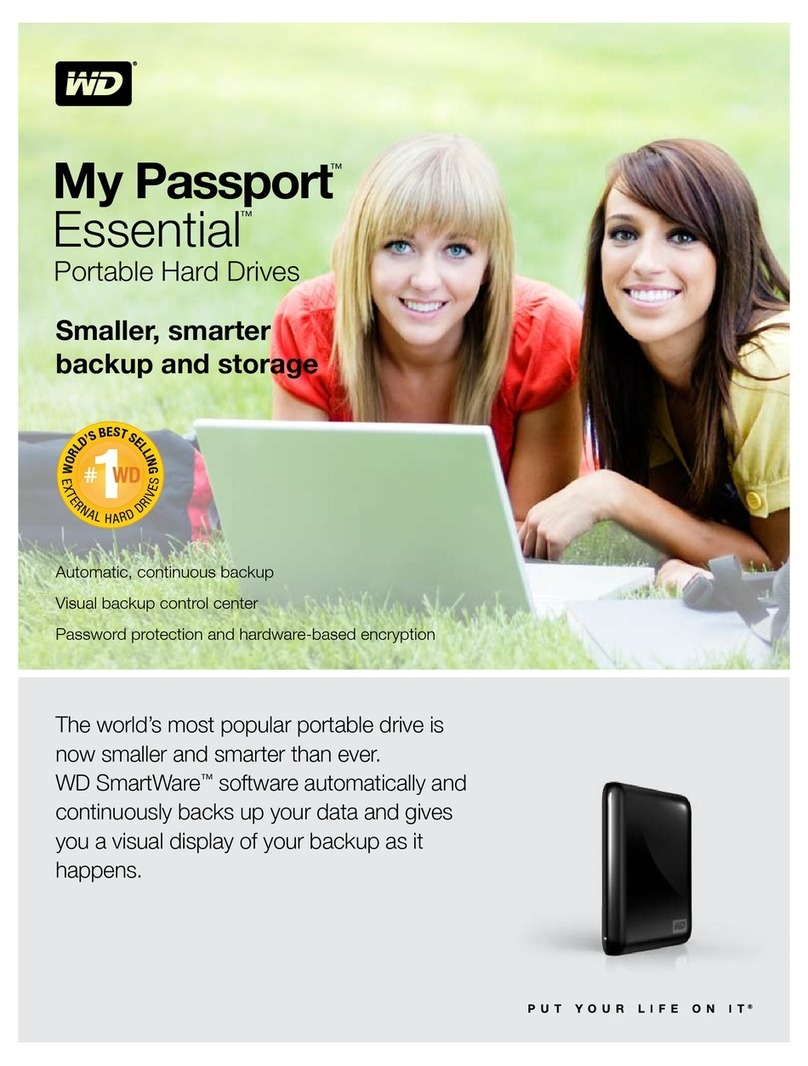 Western Digital WDBAAB2500ASL - My Passport For Mac User manual