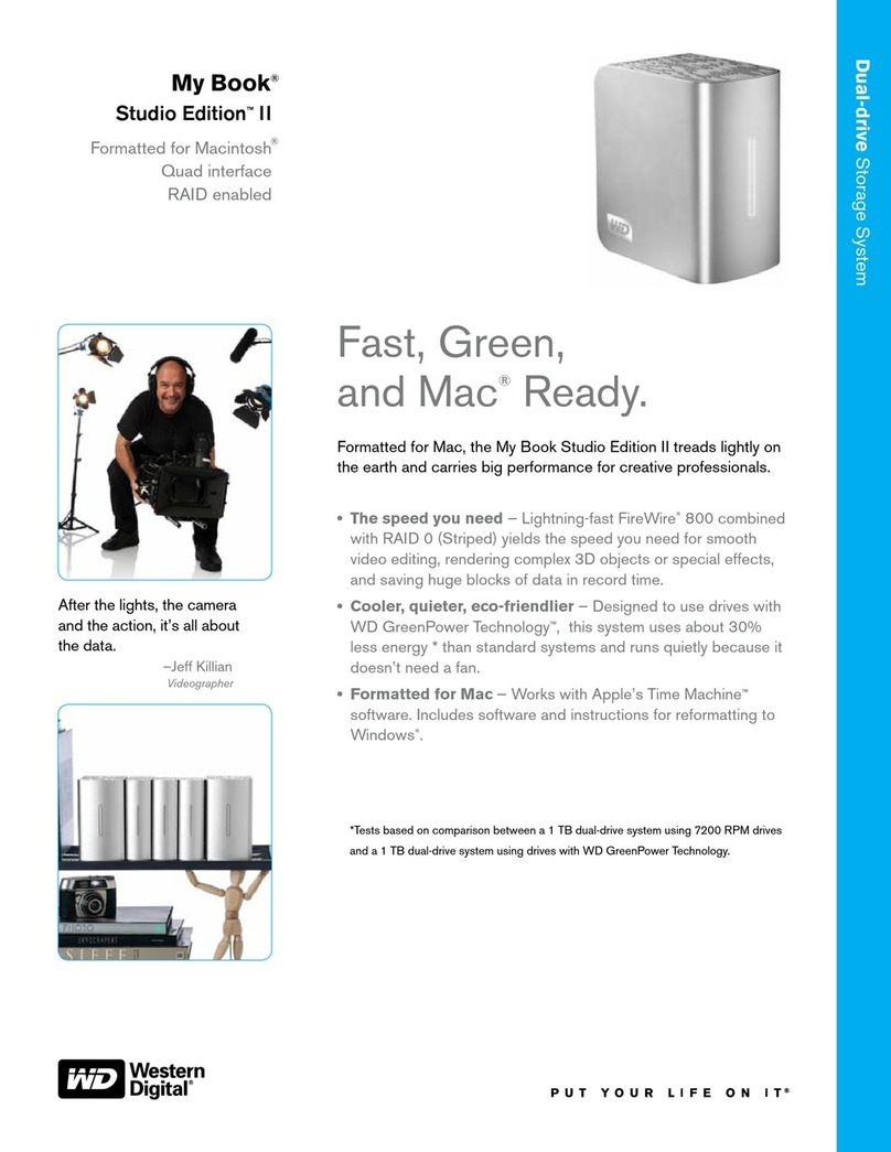 Western Digital WDH2Q20000 - My Book Studio Edition II Hard Drive... User manual