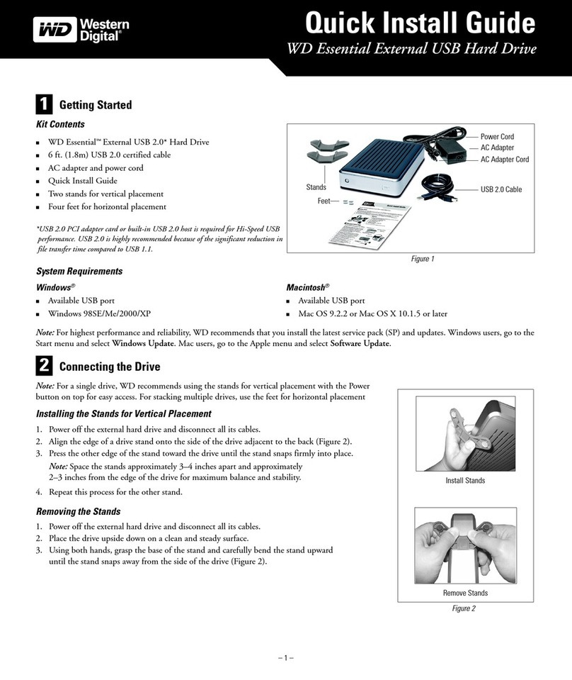 Western Digital Passport WDXUL3200JB install guide