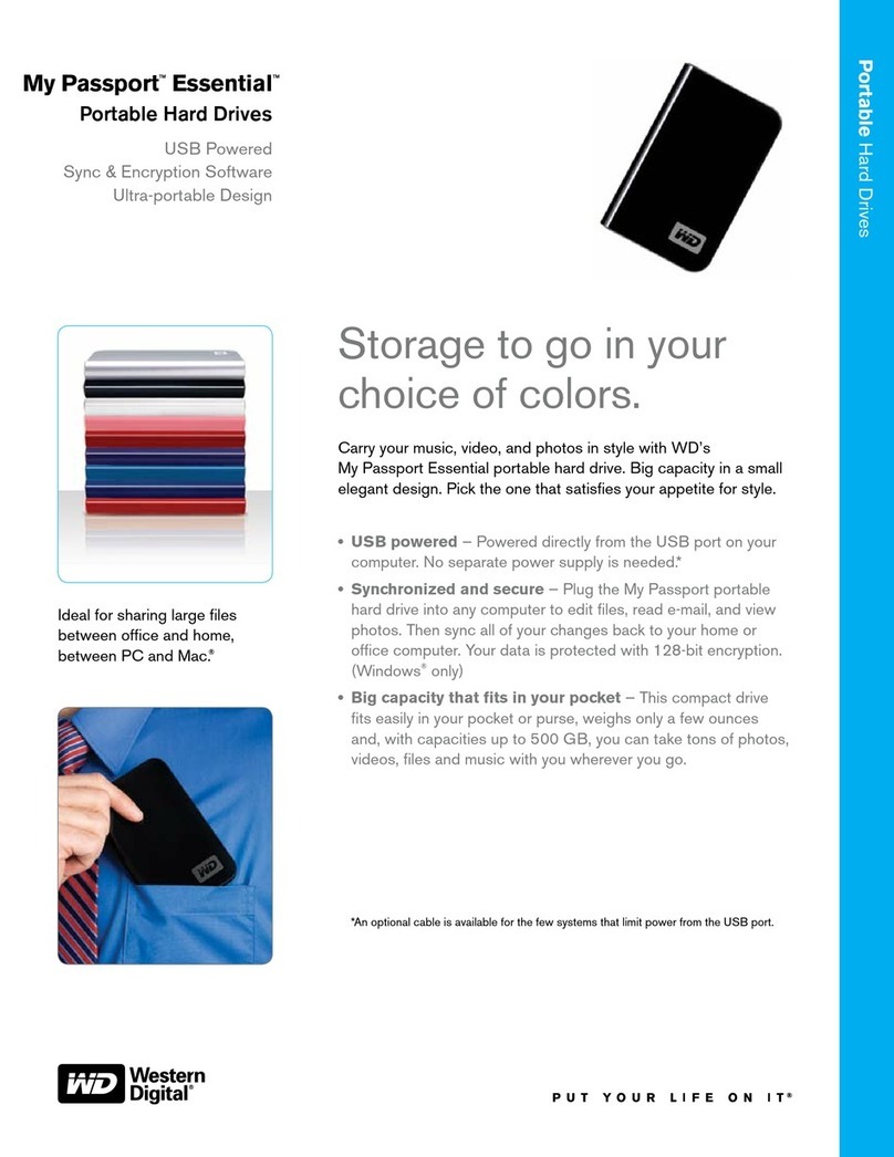 Western Digital My Passport WDME2500 Specifications