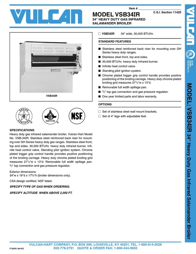 Vulcan-Hart VSB34IR Specifications