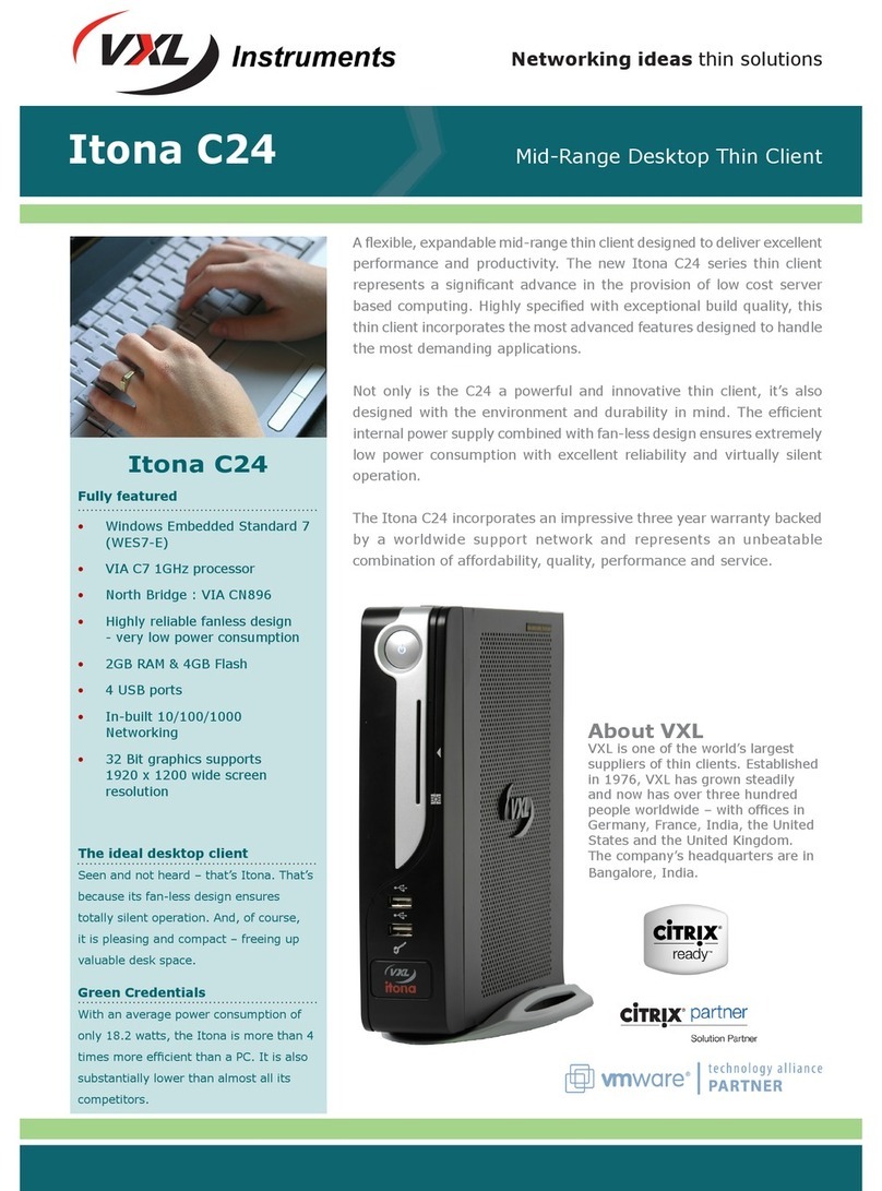Vxl Itona C24 User manual Vxl Itona C24 User manual
