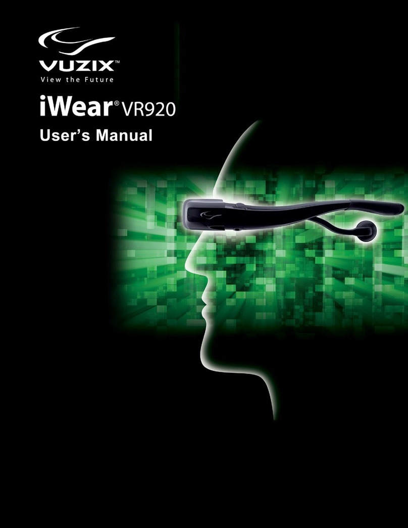 Vuzix iWear VR920 user guide