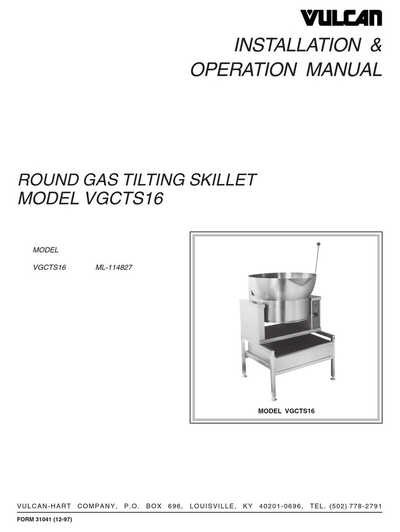 Vulcan-Hart VGCTS16 User manual