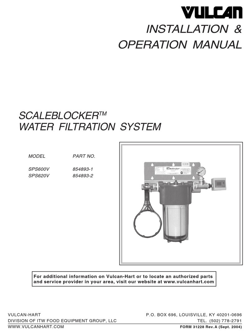 Vulcan-Hart SCALEBLOCKER SPS600V User manual