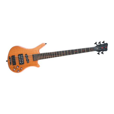 Warwick Corvette Standard User manual