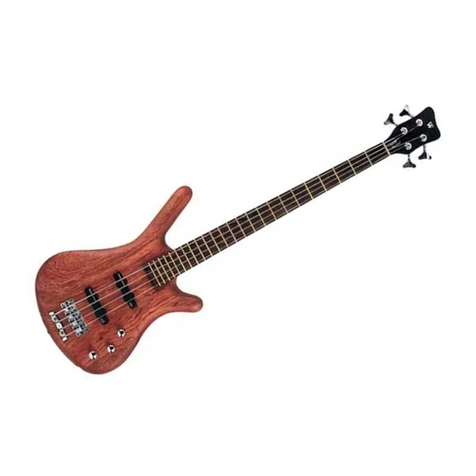 Warwick Buzzard JE Signature User manual Warwick Buzzard JE Signature User manual
